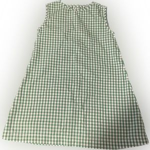 posh pickle green and white shift dress size 6.
